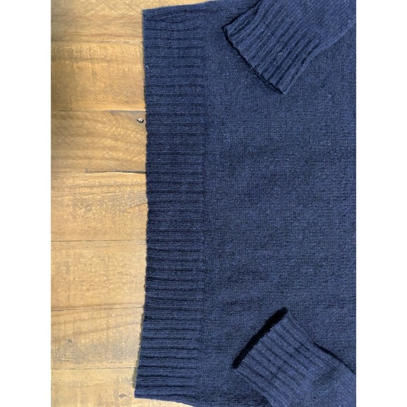 Vintage Robert Bruce Sweater Mens Large Blue Crewneck Made in USA Wool Blend - Picture 5 of 8